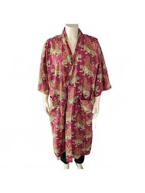 Print Fresh Bagheera Robe Pink Size XL (missing belt)